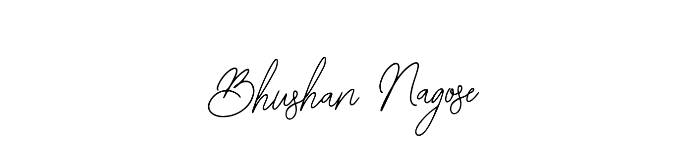 Make a beautiful signature design for name Bhushan Nagose. Use this online signature maker to create a handwritten signature for free. Bhushan Nagose signature style 12 images and pictures png
