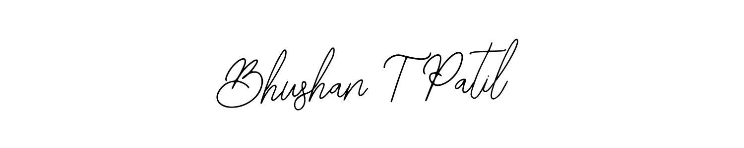 Also You can easily find your signature by using the search form. We will create Bhushan T Patil name handwritten signature images for you free of cost using Bearetta-2O07w sign style. Bhushan T Patil signature style 12 images and pictures png