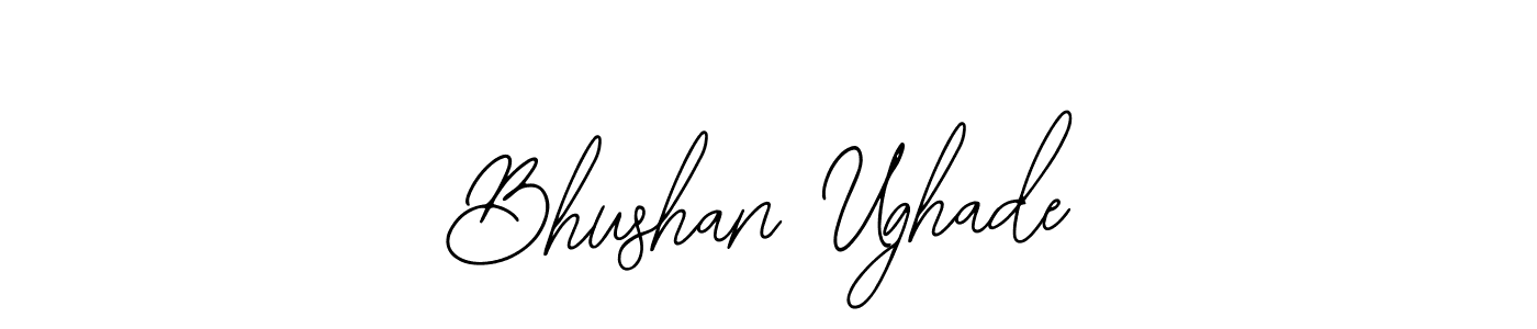 Bhushan Ughade stylish signature style. Best Handwritten Sign (Bearetta-2O07w) for my name. Handwritten Signature Collection Ideas for my name Bhushan Ughade. Bhushan Ughade signature style 12 images and pictures png