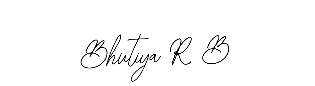 Bearetta-2O07w is a professional signature style that is perfect for those who want to add a touch of class to their signature. It is also a great choice for those who want to make their signature more unique. Get Bhutiya R B name to fancy signature for free. Bhutiya R B signature style 12 images and pictures png