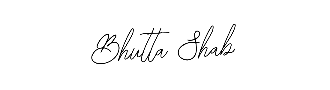 Make a beautiful signature design for name Bhutta Shab. Use this online signature maker to create a handwritten signature for free. Bhutta Shab signature style 12 images and pictures png