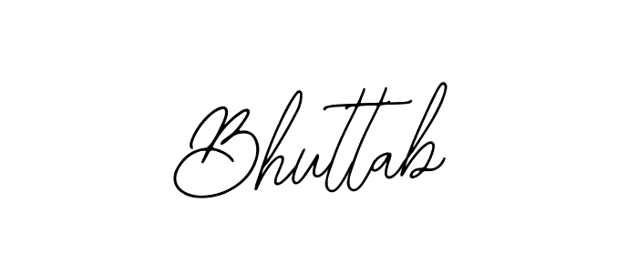 Design your own signature with our free online signature maker. With this signature software, you can create a handwritten (Bearetta-2O07w) signature for name Bhuttab. Bhuttab signature style 12 images and pictures png