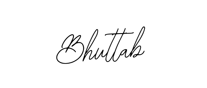 How to make Bhuttab name signature. Use Bearetta-2O07w style for creating short signs online. This is the latest handwritten sign. Bhuttab signature style 12 images and pictures png