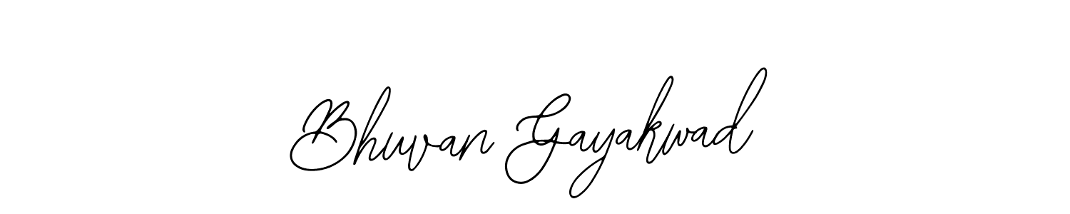 Design your own signature with our free online signature maker. With this signature software, you can create a handwritten (Bearetta-2O07w) signature for name Bhuvan Gayakwad. Bhuvan Gayakwad signature style 12 images and pictures png
