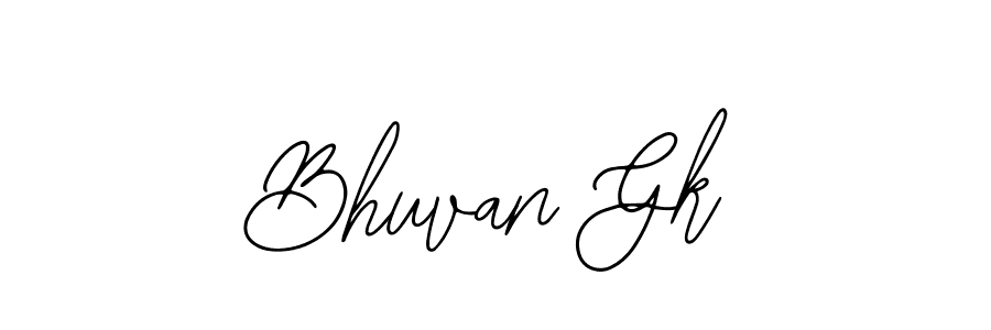 Design your own signature with our free online signature maker. With this signature software, you can create a handwritten (Bearetta-2O07w) signature for name Bhuvan Gk. Bhuvan Gk signature style 12 images and pictures png