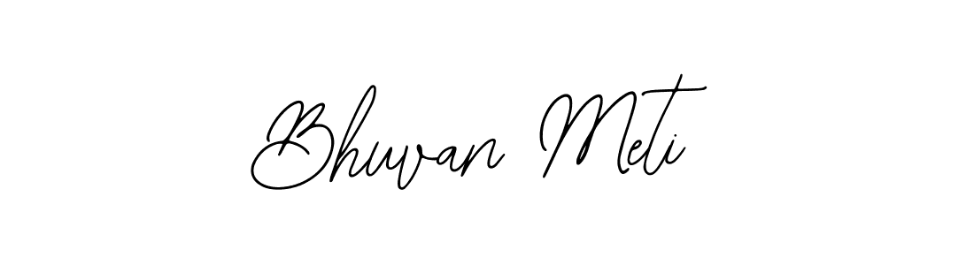 Make a beautiful signature design for name Bhuvan Meti. With this signature (Bearetta-2O07w) style, you can create a handwritten signature for free. Bhuvan Meti signature style 12 images and pictures png