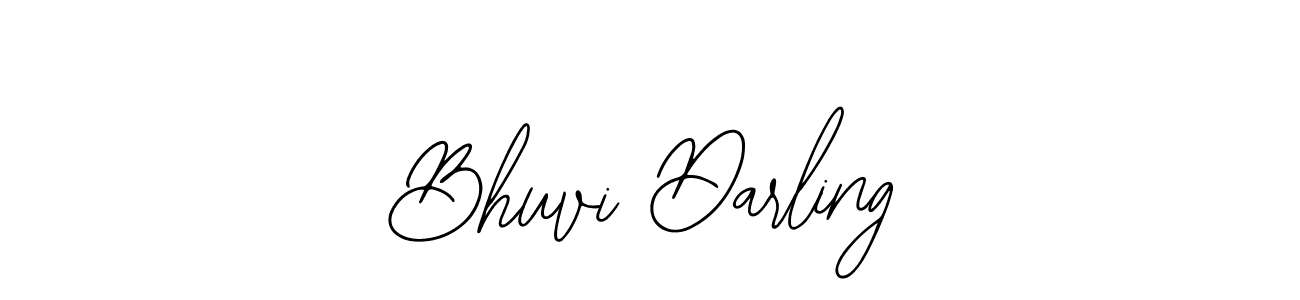 You should practise on your own different ways (Bearetta-2O07w) to write your name (Bhuvi Darling) in signature. don't let someone else do it for you. Bhuvi Darling signature style 12 images and pictures png