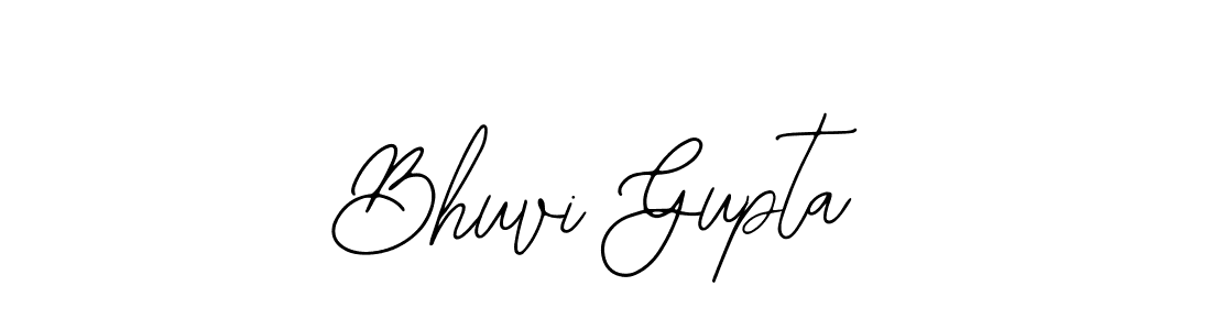 You should practise on your own different ways (Bearetta-2O07w) to write your name (Bhuvi Gupta) in signature. don't let someone else do it for you. Bhuvi Gupta signature style 12 images and pictures png