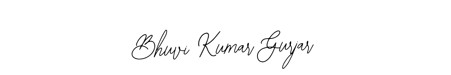 Make a beautiful signature design for name Bhuvi Kumar Gurjar. Use this online signature maker to create a handwritten signature for free. Bhuvi Kumar Gurjar signature style 12 images and pictures png