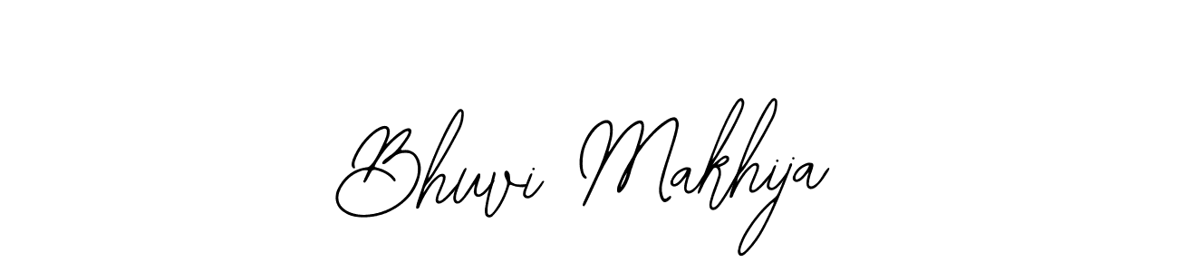 if you are searching for the best signature style for your name Bhuvi Makhija. so please give up your signature search. here we have designed multiple signature styles  using Bearetta-2O07w. Bhuvi Makhija signature style 12 images and pictures png