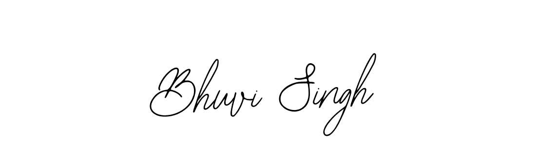 How to make Bhuvi Singh name signature. Use Bearetta-2O07w style for creating short signs online. This is the latest handwritten sign. Bhuvi Singh signature style 12 images and pictures png