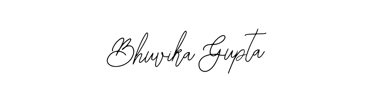 You should practise on your own different ways (Bearetta-2O07w) to write your name (Bhuvika Gupta) in signature. don't let someone else do it for you. Bhuvika Gupta signature style 12 images and pictures png