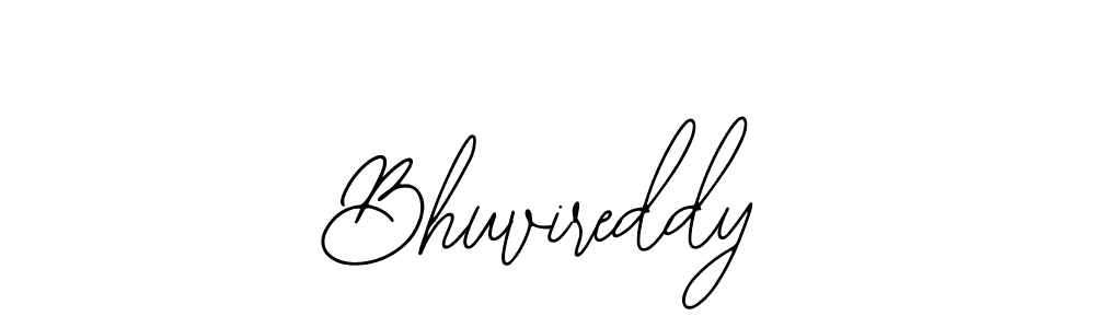 Use a signature maker to create a handwritten signature online. With this signature software, you can design (Bearetta-2O07w) your own signature for name Bhuvireddy. Bhuvireddy signature style 12 images and pictures png