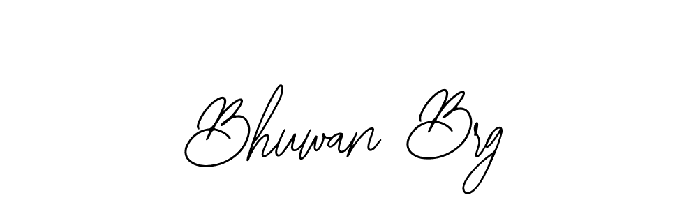 How to make Bhuwan Brg name signature. Use Bearetta-2O07w style for creating short signs online. This is the latest handwritten sign. Bhuwan Brg signature style 12 images and pictures png