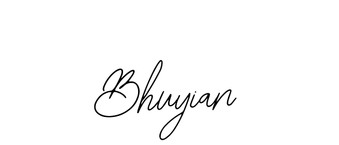 Create a beautiful signature design for name Bhuyian. With this signature (Bearetta-2O07w) fonts, you can make a handwritten signature for free. Bhuyian signature style 12 images and pictures png