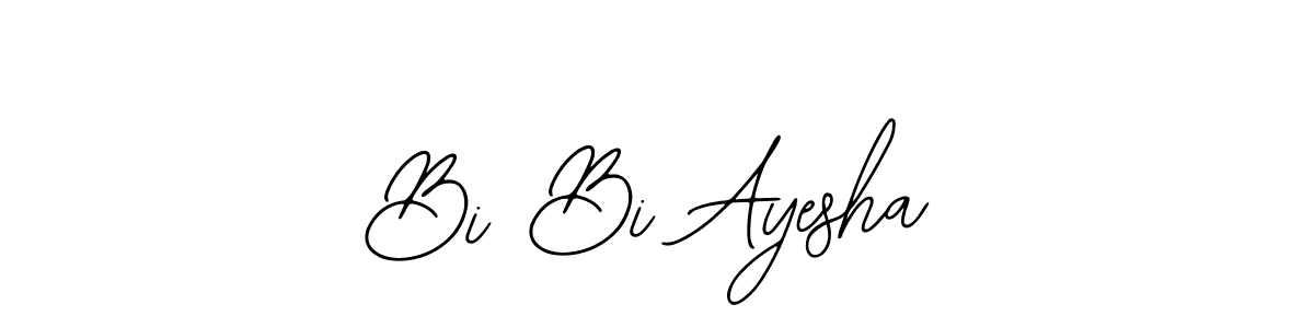 How to make Bi Bi Ayesha signature? Bearetta-2O07w is a professional autograph style. Create handwritten signature for Bi Bi Ayesha name. Bi Bi Ayesha signature style 12 images and pictures png