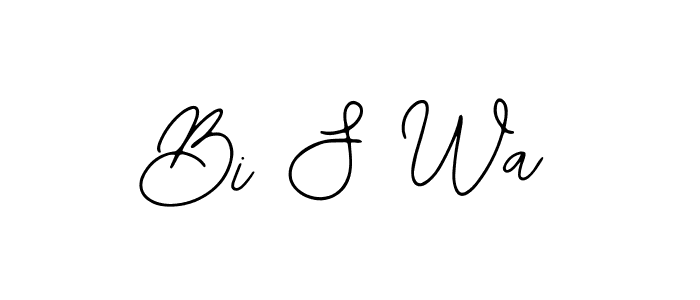 You should practise on your own different ways (Bearetta-2O07w) to write your name (Bi S Wa) in signature. don't let someone else do it for you. Bi S Wa signature style 12 images and pictures png