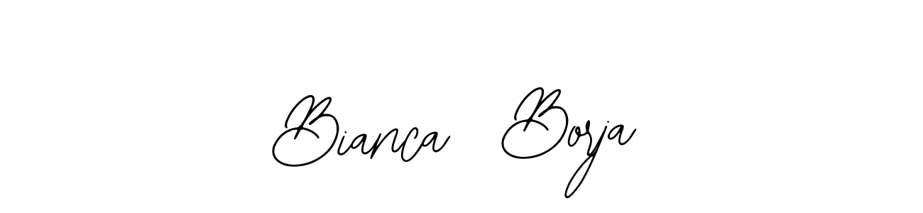 Design your own signature with our free online signature maker. With this signature software, you can create a handwritten (Bearetta-2O07w) signature for name Bianca  Borja. Bianca  Borja signature style 12 images and pictures png