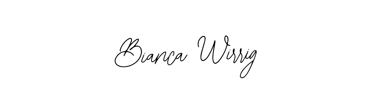 Bianca Wirrig stylish signature style. Best Handwritten Sign (Bearetta-2O07w) for my name. Handwritten Signature Collection Ideas for my name Bianca Wirrig. Bianca Wirrig signature style 12 images and pictures png