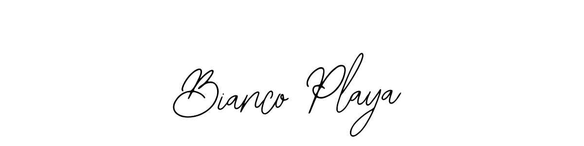 Create a beautiful signature design for name Bianco Playa. With this signature (Bearetta-2O07w) fonts, you can make a handwritten signature for free. Bianco Playa signature style 12 images and pictures png