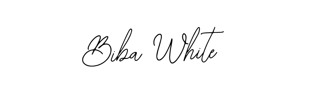 Bearetta-2O07w is a professional signature style that is perfect for those who want to add a touch of class to their signature. It is also a great choice for those who want to make their signature more unique. Get Biba White name to fancy signature for free. Biba White signature style 12 images and pictures png