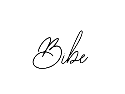 How to make Bibe signature? Bearetta-2O07w is a professional autograph style. Create handwritten signature for Bibe name. Bibe signature style 12 images and pictures png