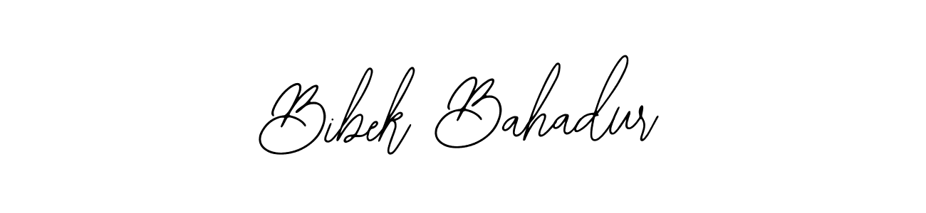 Make a beautiful signature design for name Bibek Bahadur. With this signature (Bearetta-2O07w) style, you can create a handwritten signature for free. Bibek Bahadur signature style 12 images and pictures png