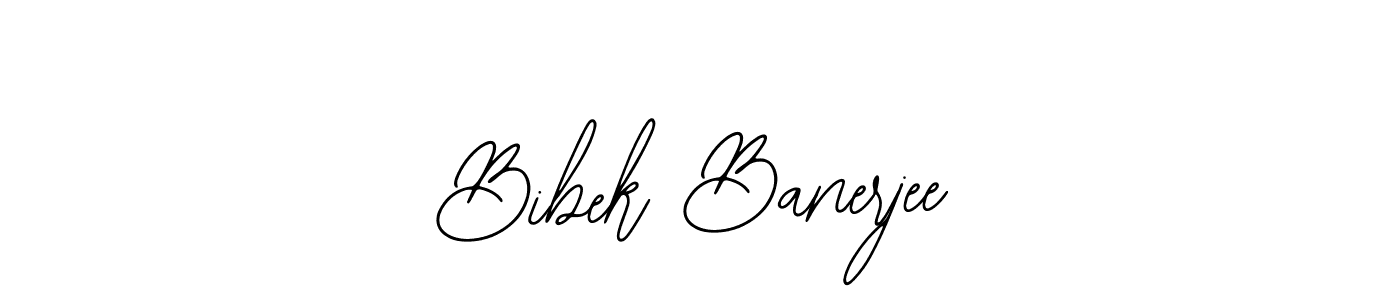Make a beautiful signature design for name Bibek Banerjee. With this signature (Bearetta-2O07w) style, you can create a handwritten signature for free. Bibek Banerjee signature style 12 images and pictures png
