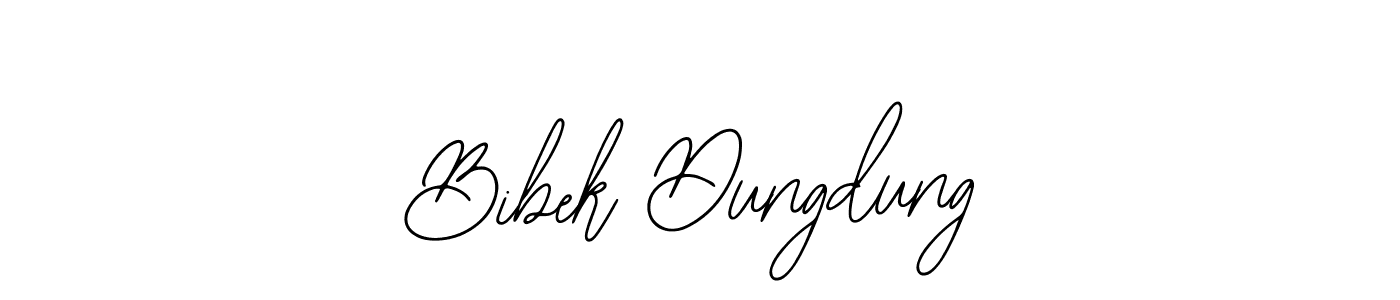Make a beautiful signature design for name Bibek Dungdung. With this signature (Bearetta-2O07w) style, you can create a handwritten signature for free. Bibek Dungdung signature style 12 images and pictures png