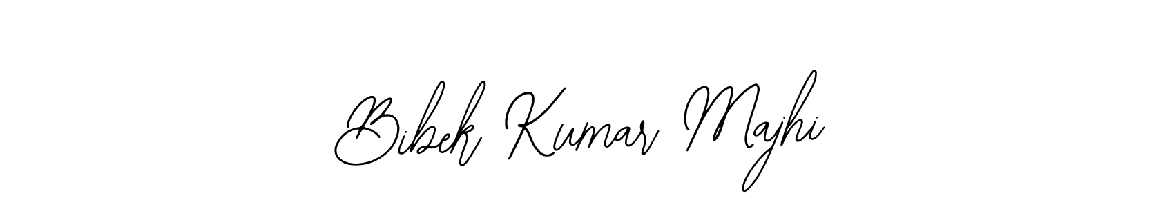 Design your own signature with our free online signature maker. With this signature software, you can create a handwritten (Bearetta-2O07w) signature for name Bibek Kumar Majhi. Bibek Kumar Majhi signature style 12 images and pictures png