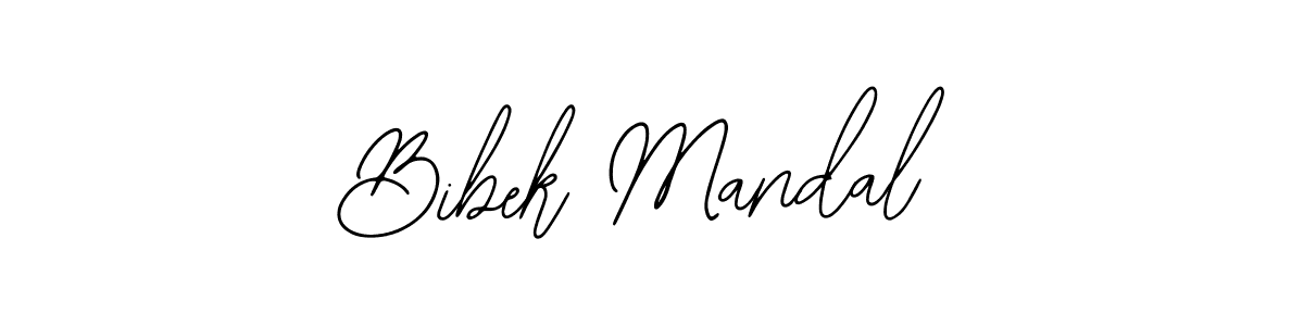 Create a beautiful signature design for name Bibek Mandal. With this signature (Bearetta-2O07w) fonts, you can make a handwritten signature for free. Bibek Mandal signature style 12 images and pictures png