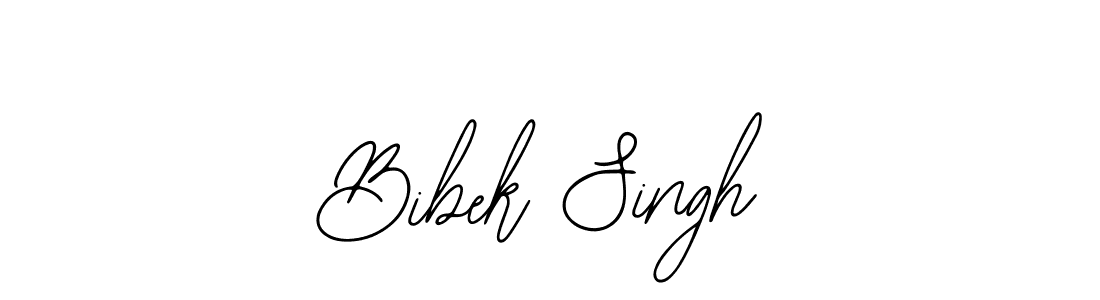 Design your own signature with our free online signature maker. With this signature software, you can create a handwritten (Bearetta-2O07w) signature for name Bibek Singh. Bibek Singh signature style 12 images and pictures png