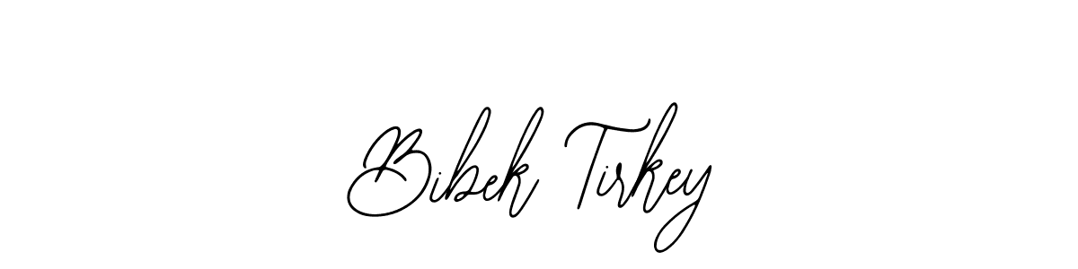 The best way (Bearetta-2O07w) to make a short signature is to pick only two or three words in your name. The name Bibek Tirkey include a total of six letters. For converting this name. Bibek Tirkey signature style 12 images and pictures png