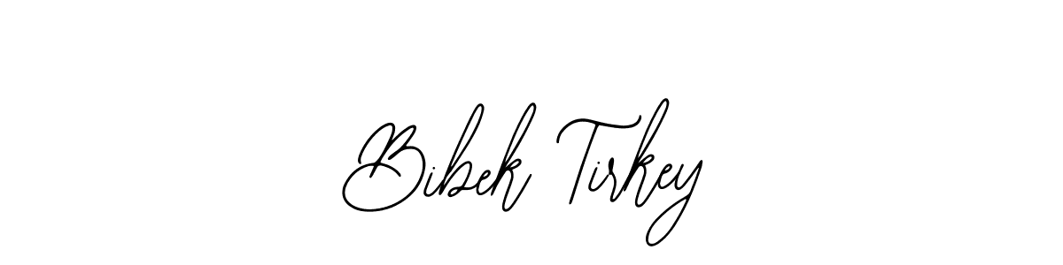 The best way (Bearetta-2O07w) to make a short signature is to pick only two or three words in your name. The name Bibek Tirkey include a total of six letters. For converting this name. Bibek Tirkey signature style 12 images and pictures png