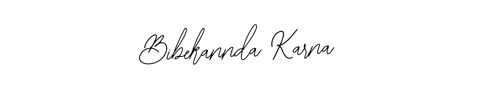 Use a signature maker to create a handwritten signature online. With this signature software, you can design (Bearetta-2O07w) your own signature for name Bibekannda Karna. Bibekannda Karna signature style 12 images and pictures png