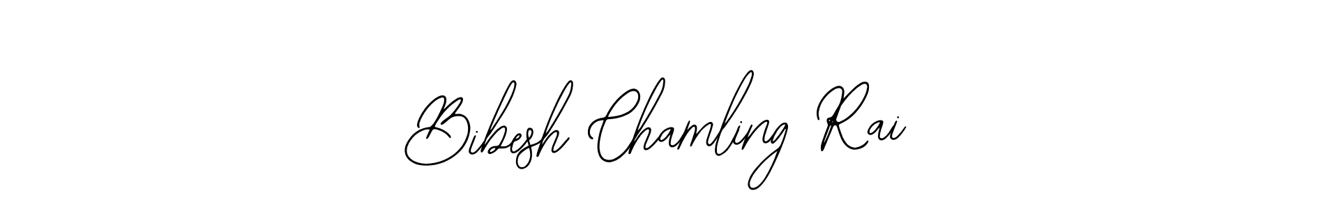 This is the best signature style for the Bibesh Chamling Rai name. Also you like these signature font (Bearetta-2O07w). Mix name signature. Bibesh Chamling Rai signature style 12 images and pictures png