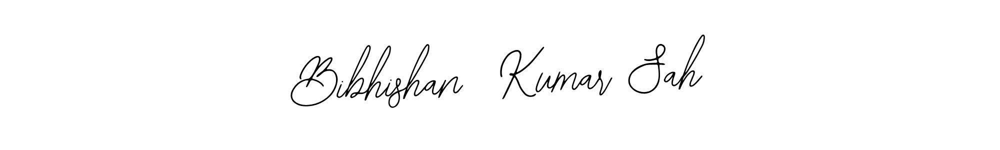 Make a short Bibhishan  Kumar Sah signature style. Manage your documents anywhere anytime using Bearetta-2O07w. Create and add eSignatures, submit forms, share and send files easily. Bibhishan  Kumar Sah signature style 12 images and pictures png