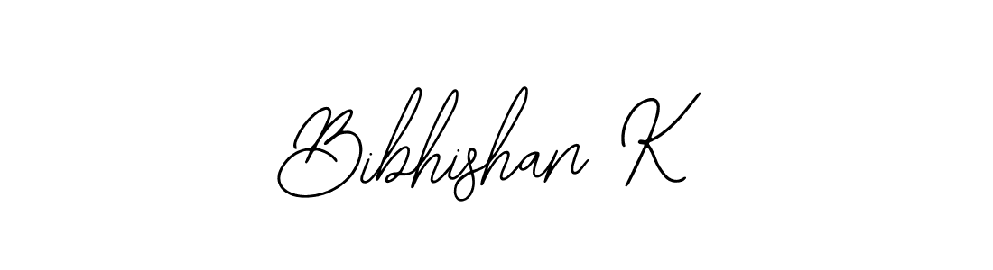 Make a beautiful signature design for name Bibhishan K. Use this online signature maker to create a handwritten signature for free. Bibhishan K signature style 12 images and pictures png