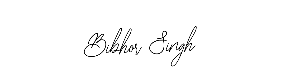 You should practise on your own different ways (Bearetta-2O07w) to write your name (Bibhor Singh) in signature. don't let someone else do it for you. Bibhor Singh signature style 12 images and pictures png