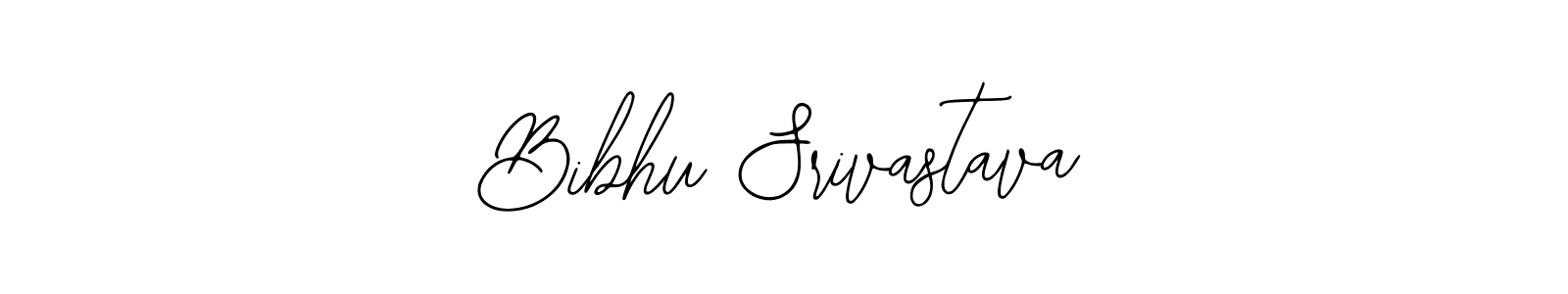 How to make Bibhu Srivastava name signature. Use Bearetta-2O07w style for creating short signs online. This is the latest handwritten sign. Bibhu Srivastava signature style 12 images and pictures png