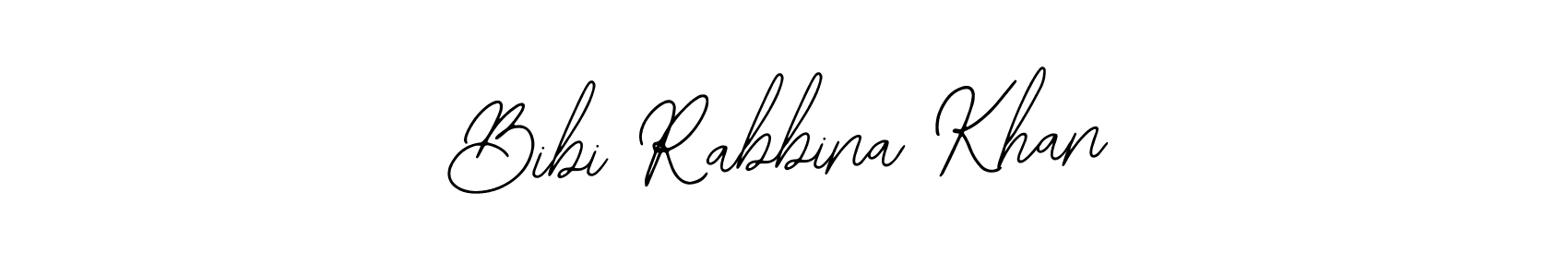 Create a beautiful signature design for name Bibi Rabbina Khan. With this signature (Bearetta-2O07w) fonts, you can make a handwritten signature for free. Bibi Rabbina Khan signature style 12 images and pictures png