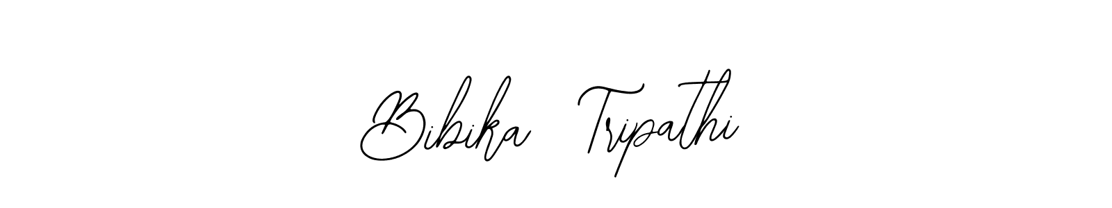 Create a beautiful signature design for name Bibika  Tripathi. With this signature (Bearetta-2O07w) fonts, you can make a handwritten signature for free. Bibika  Tripathi signature style 12 images and pictures png