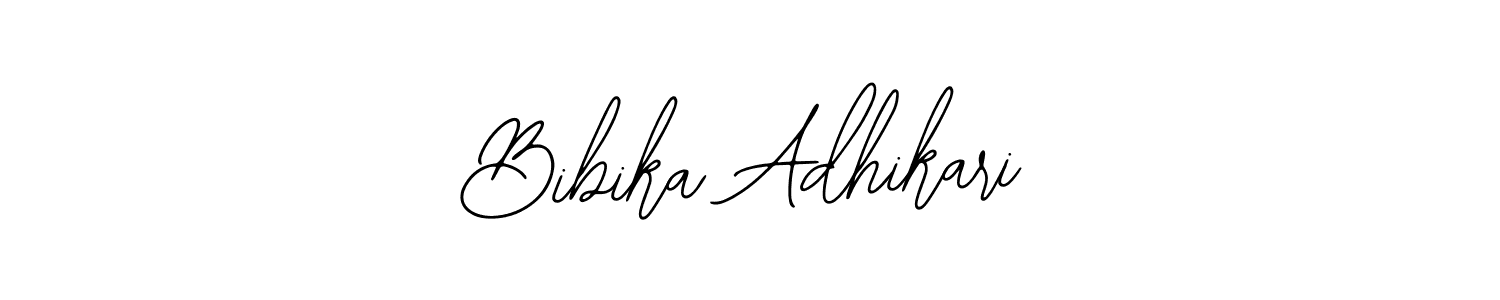 How to make Bibika Adhikari signature? Bearetta-2O07w is a professional autograph style. Create handwritten signature for Bibika Adhikari name. Bibika Adhikari signature style 12 images and pictures png