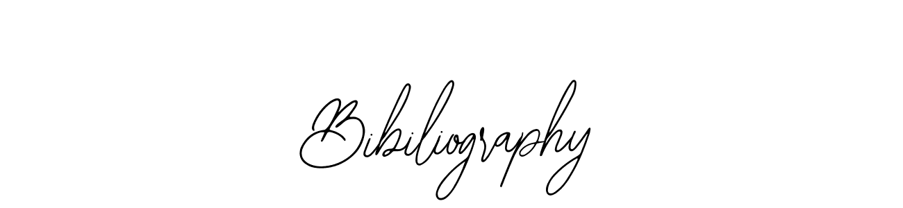 How to make Bibiliography signature? Bearetta-2O07w is a professional autograph style. Create handwritten signature for Bibiliography name. Bibiliography signature style 12 images and pictures png