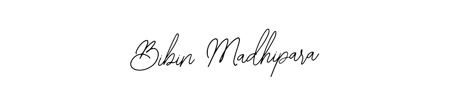 Bearetta-2O07w is a professional signature style that is perfect for those who want to add a touch of class to their signature. It is also a great choice for those who want to make their signature more unique. Get Bibin Madhipara name to fancy signature for free. Bibin Madhipara signature style 12 images and pictures png