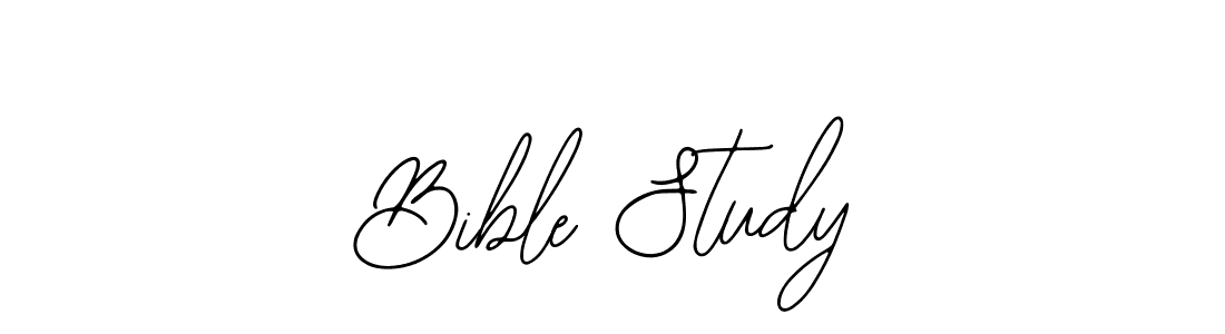Make a beautiful signature design for name Bible Study. With this signature (Bearetta-2O07w) style, you can create a handwritten signature for free. Bible Study signature style 12 images and pictures png