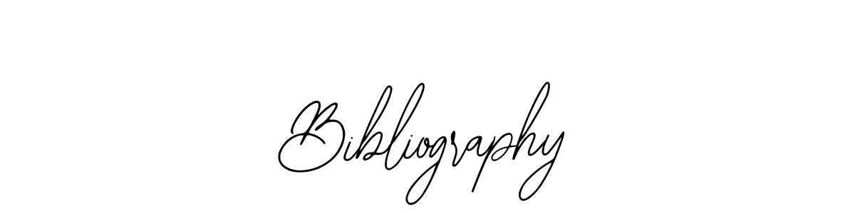 How to make Bibliography name signature. Use Bearetta-2O07w style for creating short signs online. This is the latest handwritten sign. Bibliography signature style 12 images and pictures png