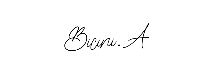 Similarly Bearetta-2O07w is the best handwritten signature design. Signature creator online .You can use it as an online autograph creator for name Bicini. A. Bicini. A signature style 12 images and pictures png