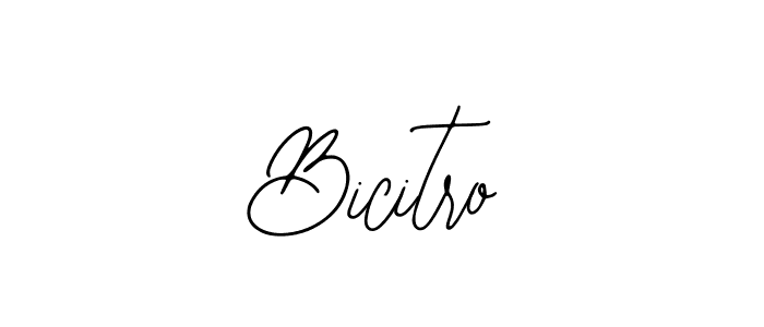 You should practise on your own different ways (Bearetta-2O07w) to write your name (Bicitro) in signature. don't let someone else do it for you. Bicitro signature style 12 images and pictures png