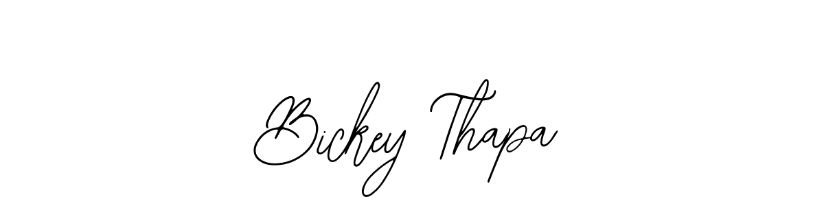 It looks lik you need a new signature style for name Bickey Thapa. Design unique handwritten (Bearetta-2O07w) signature with our free signature maker in just a few clicks. Bickey Thapa signature style 12 images and pictures png